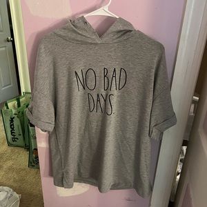 Short Sleeve Hooded Sweatshirt